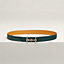 View: , H Equestre belt buckle & Reversible leather strap 24 mm