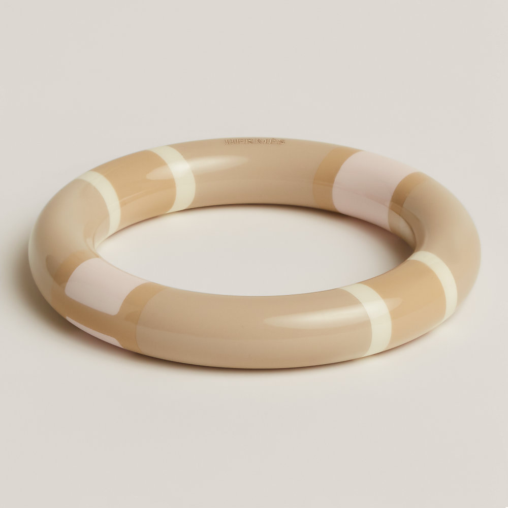 H Equipe bangle, large model - Beige | Hermès Canada