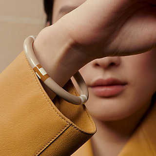 H Equipe bangle, small model - Beige | Hermès Canada