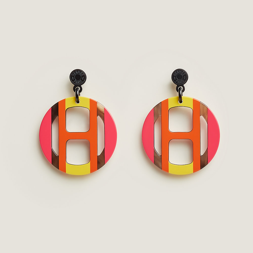 hermes h earring