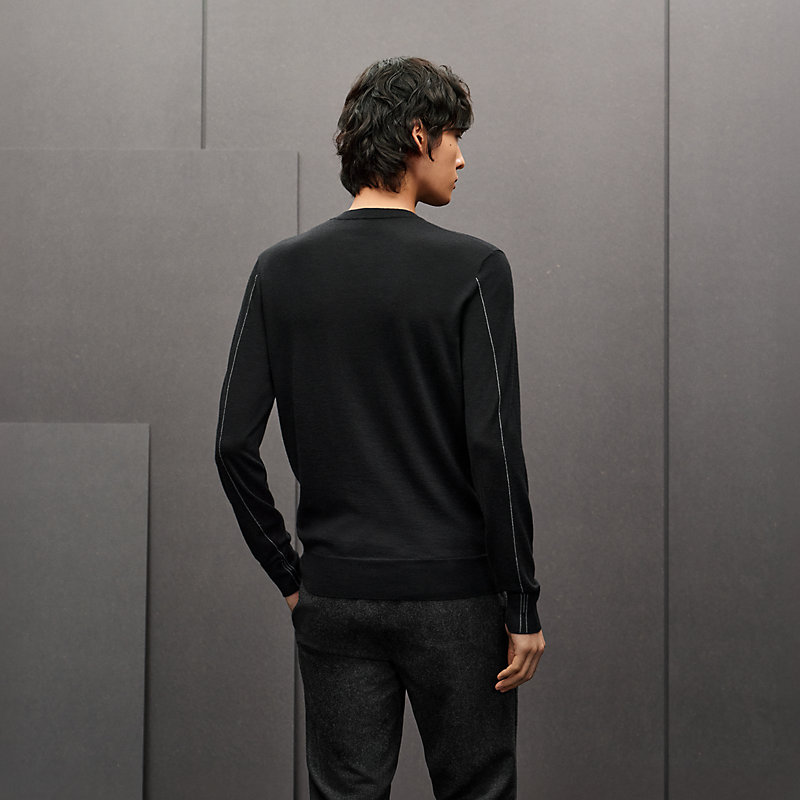 "H Etriviere" crewneck sweater