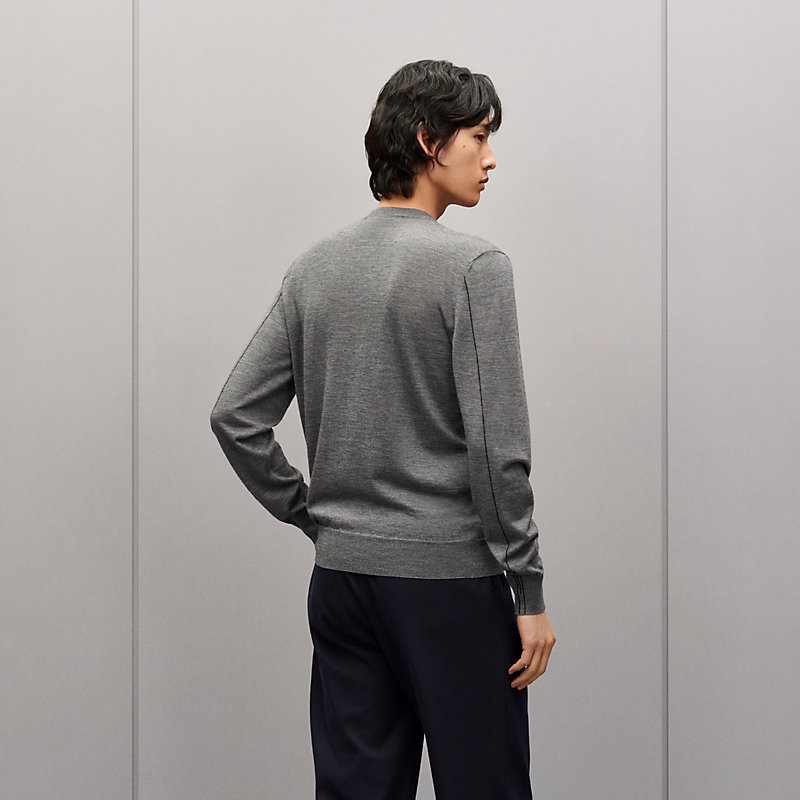 "H Etriviere" crewneck sweater