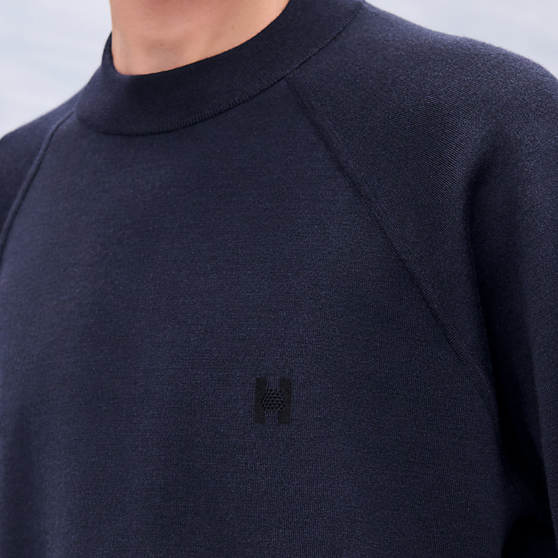スウェット・トレーナー HERMES \"H golf\" reversible crewneck sweater H golf