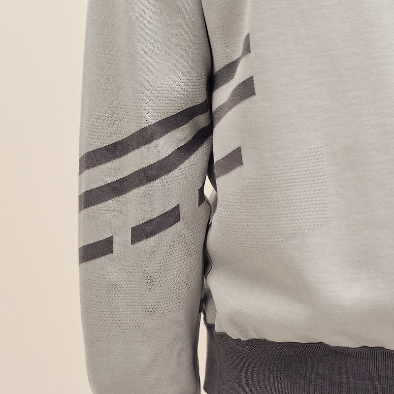 "H Golf" reversible hooded jacket