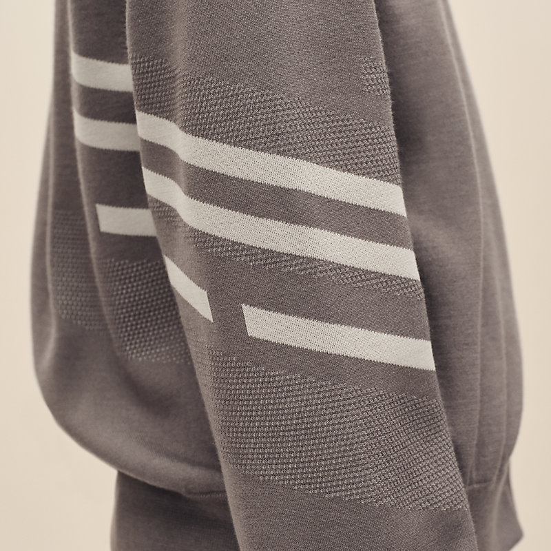 "H Golf" reversible hooded jacket