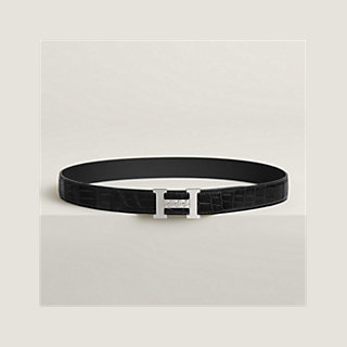 Black and 2025 silver hermes belt