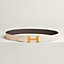 H Guillochee belt buckle & Reversible leather strap 32&nbsp;mm, View: , view 2 of 2