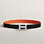 H Guillochee belt buckle & Reversible leather strap 32&nbsp;mm, View: , view 1 of 3