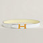 H Guillochee belt buckle & Reversible leather strap 32&nbsp;mm, View: , view 2 of 2