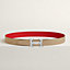 H Guillochee belt buckle & Reversible leather strap 32&nbsp;mm, View: , view 2 of 2