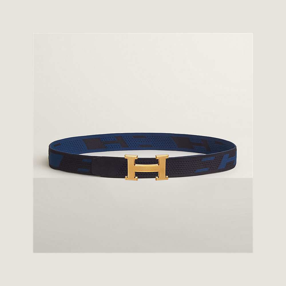 H Guillochee belt buckle & Sprint band 32 mm | Hermès USA
