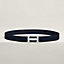 View: , H Guillochee belt buckle & Team band 32 mm
