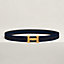 View: , H Guillochee belt buckle & Team band 32 mm