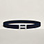 View: , H Guillochee belt buckle & Team band 32 mm