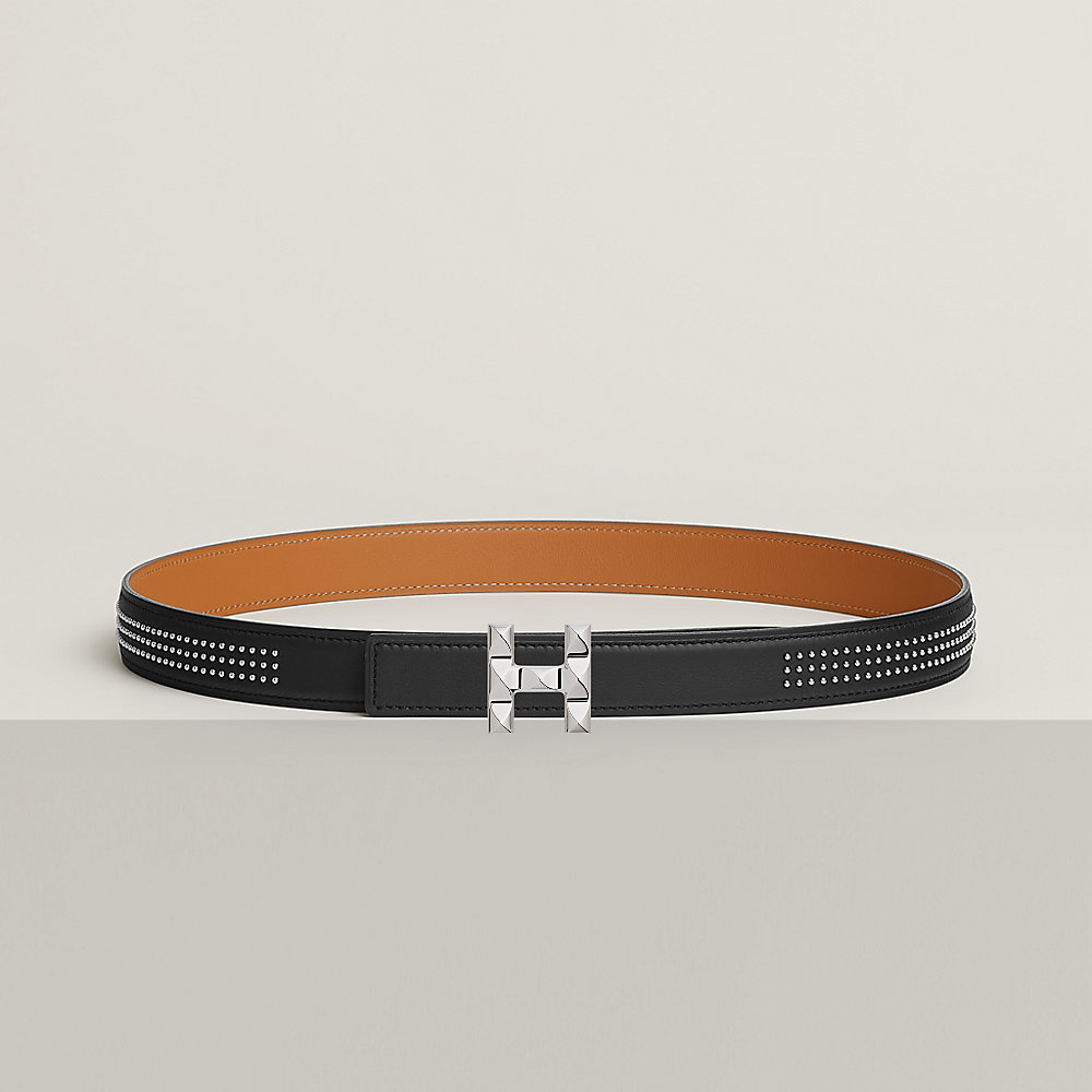 H Infini belt buckle & Leather strap 24 mm | Hermès USA H Infini belt buckle & Leather strap 24 mm | Hermès USA