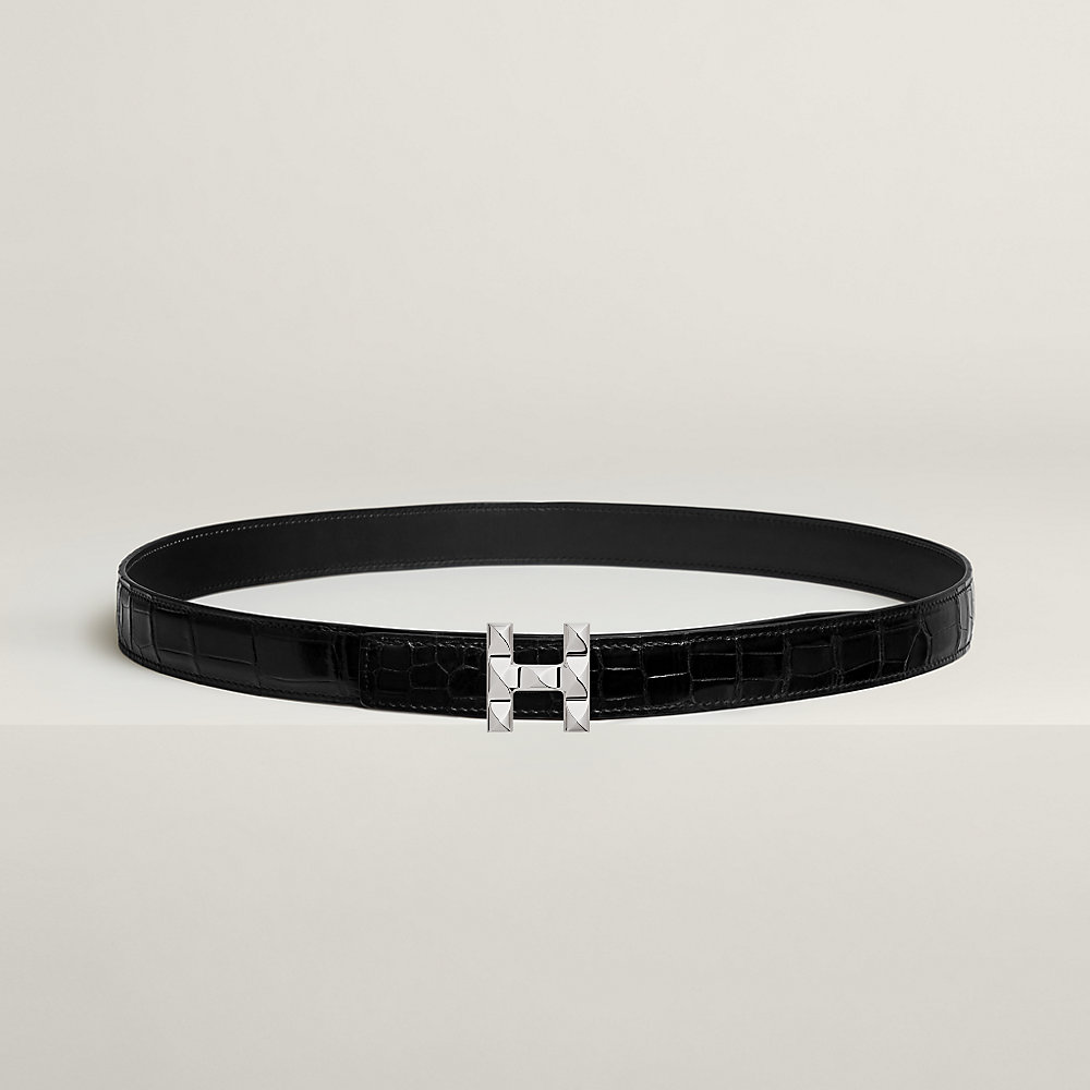 H Infini belt buckle & Leather strap 24 mm | Hermès USA