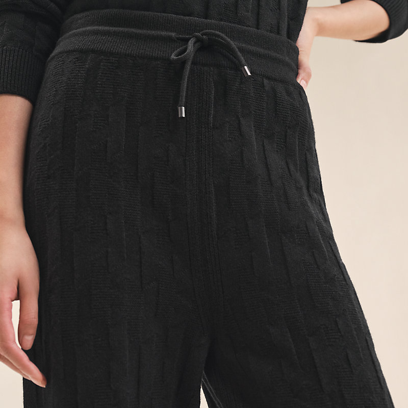 D-Ring Detail Cashmere Jogging Pants - Ready to Wear