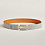 H Jumping belt buckle & Leather strap 38&nbsp;mm, View: , view 1 of 1
