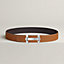 H Jumping belt buckle & Reversible leather strap 38&nbsp;mm, View: , view 2 of 2