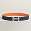 H Jumping belt buckle & Reversible leather strap 38&nbsp;mm, View: , view 2 of 2