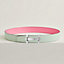 H Jumping belt buckle & Reversible leather strap 38&nbsp;mm, View: , view 1 of 2
