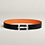 View: , H Jumping belt buckle & Reversible leather strap 38 mm