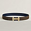 H Jumping belt buckle & Reversible leather strap 38&nbsp;mm, View: , view 2 of 2