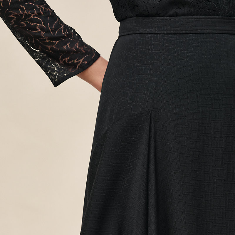 "H Kelly" flared asymmetric skirt