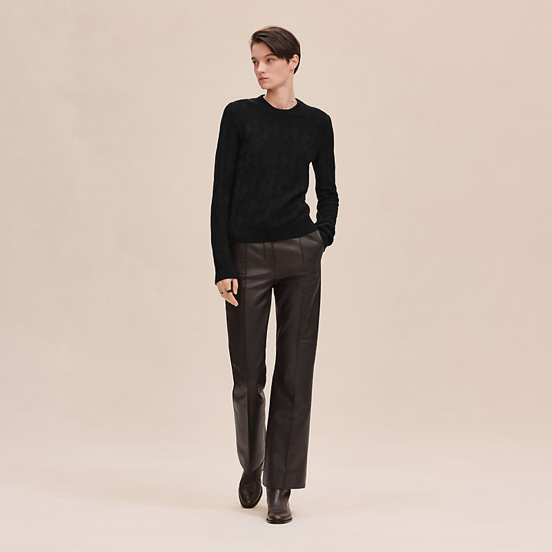 "H" long-sleeve sweater