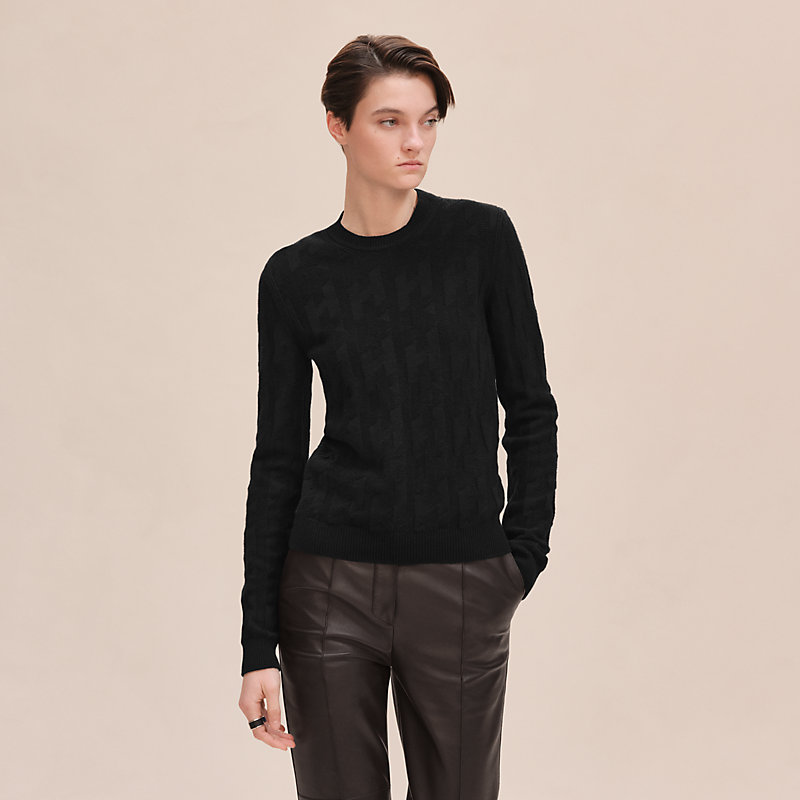 "H" long-sleeve sweater