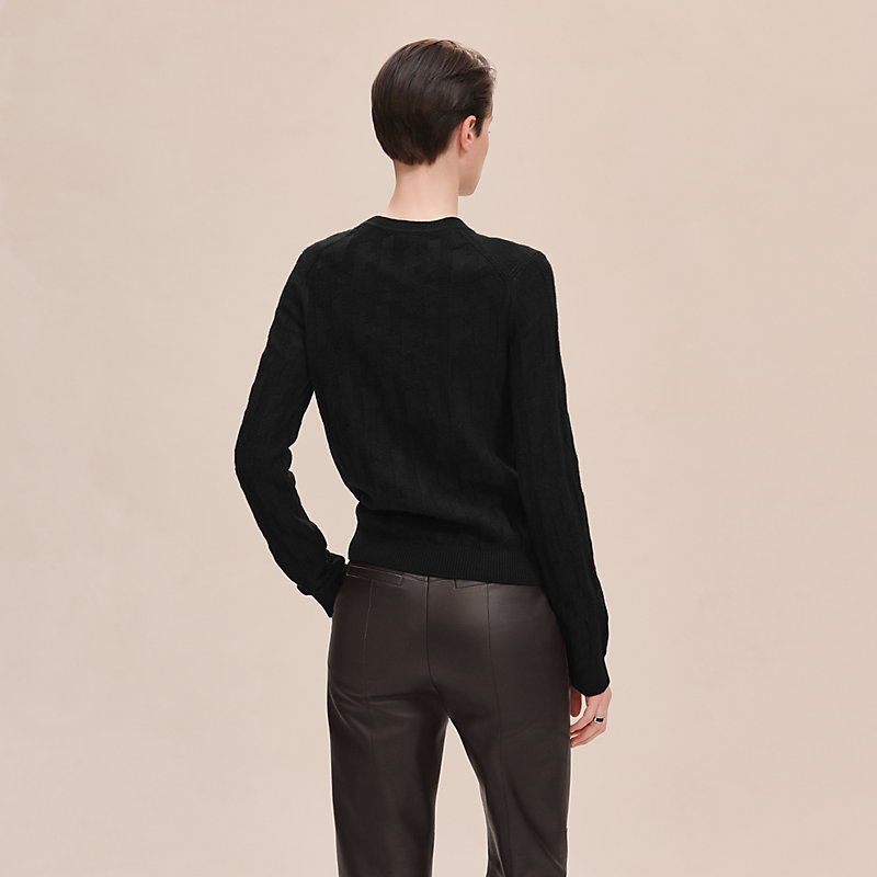 "H" long-sleeve sweater