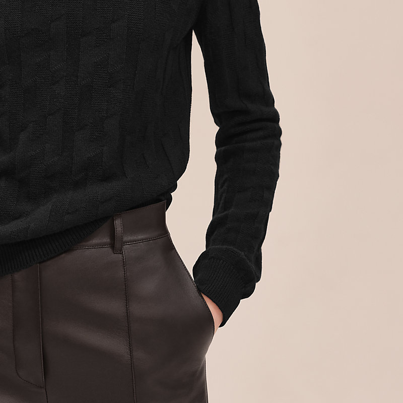 "H" long-sleeve sweater