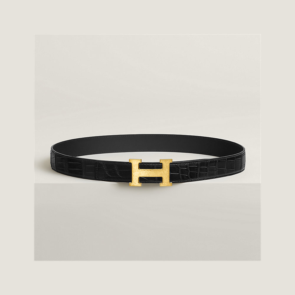 H Martelee belt buckle & Leather strap 32 mm | Hermès Hong Kong SAR