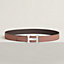 H Martelee belt buckle & Reversible leather strap 32&nbsp;mm, View: , view 1 of 2