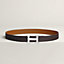 H Martelee belt buckle & Reversible leather strap 32&nbsp;mm, View: , view 1 of 2