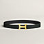 H Martelee belt buckle & Reversible leather strap 32&nbsp;mm, View: , view 1 of 2