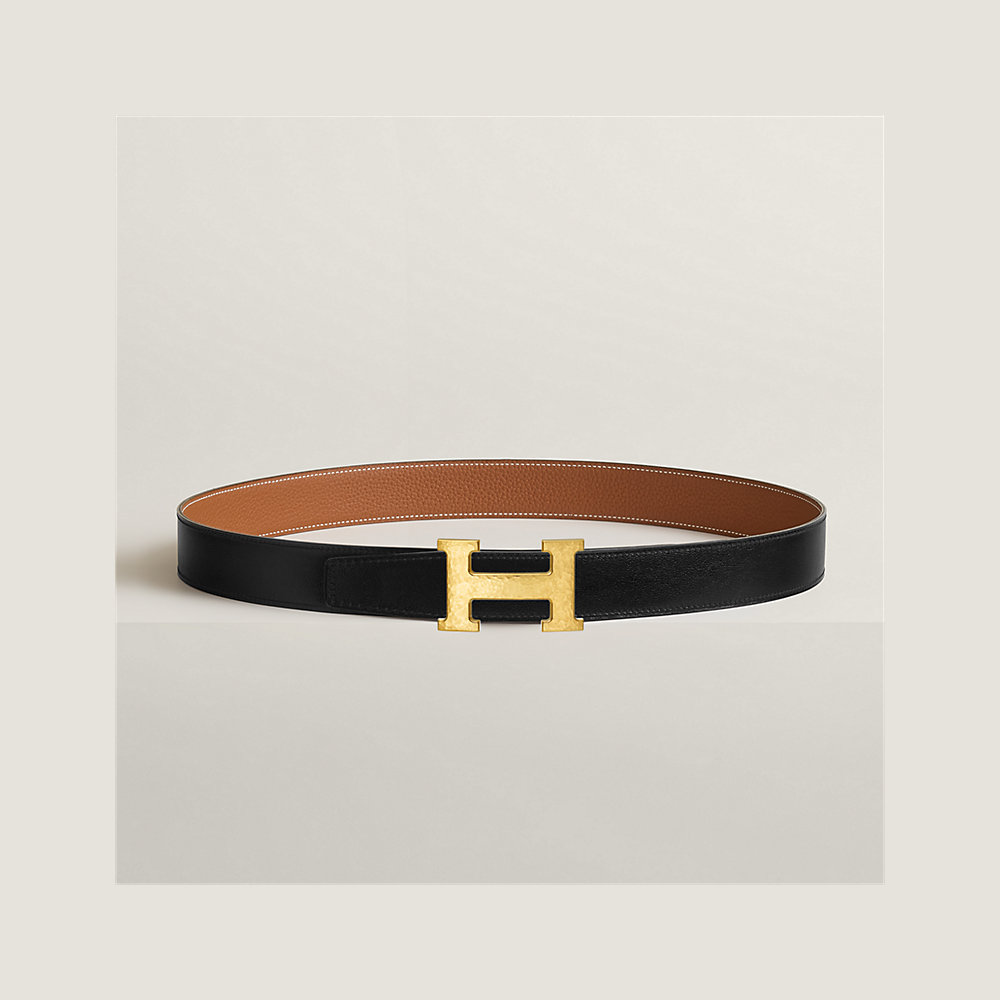 H Martelee belt buckle & Reversible leather strap 32 mm | Hermès Canada