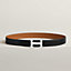 H Martelee belt buckle & Reversible leather strap 32&nbsp;mm, View: , view 1 of 2