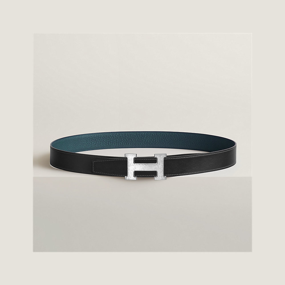 H Martelee belt buckle & Reversible leather strap 32 mm | Hermès USA