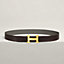 H Martelee belt buckle & Reversible leather strap 32&nbsp;mm, View: , view 1 of 2