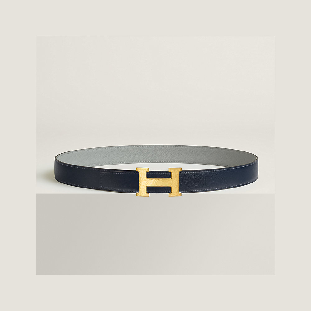 H Martelee belt buckle & Reversible leather strap 32 mm | Hermès UK