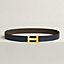 H Martelee belt buckle & Reversible leather strap 32&nbsp;mm, View: , view 1 of 2