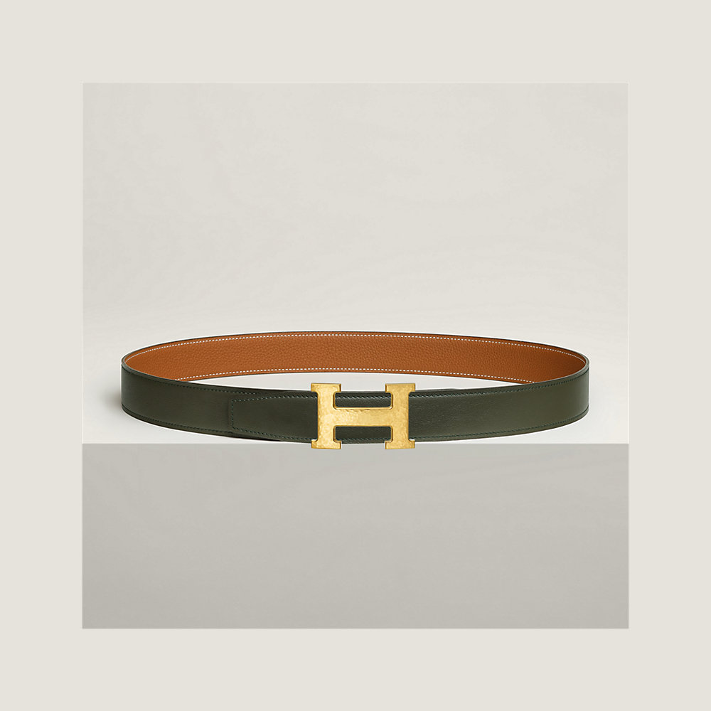 H Martelee belt buckle & Reversible leather strap 32 mm | Hermès Hong ...