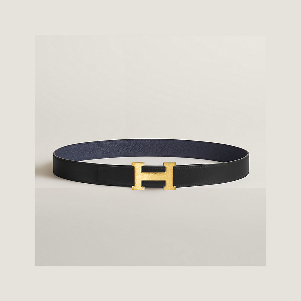 H Martelee belt buckle & Reversible leather strap 32 mm | Hermès UK