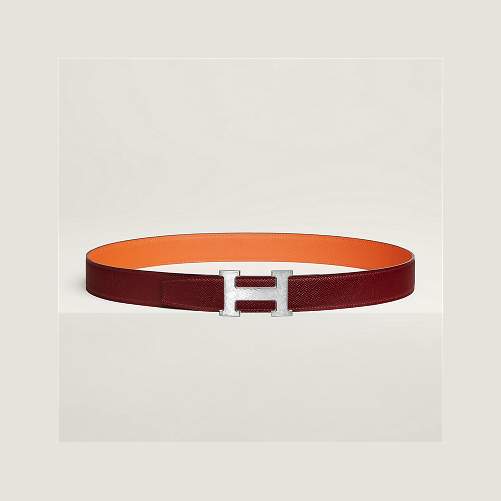H Martelee belt buckle & Reversible leather strap 32 mm | Hermès Thailand