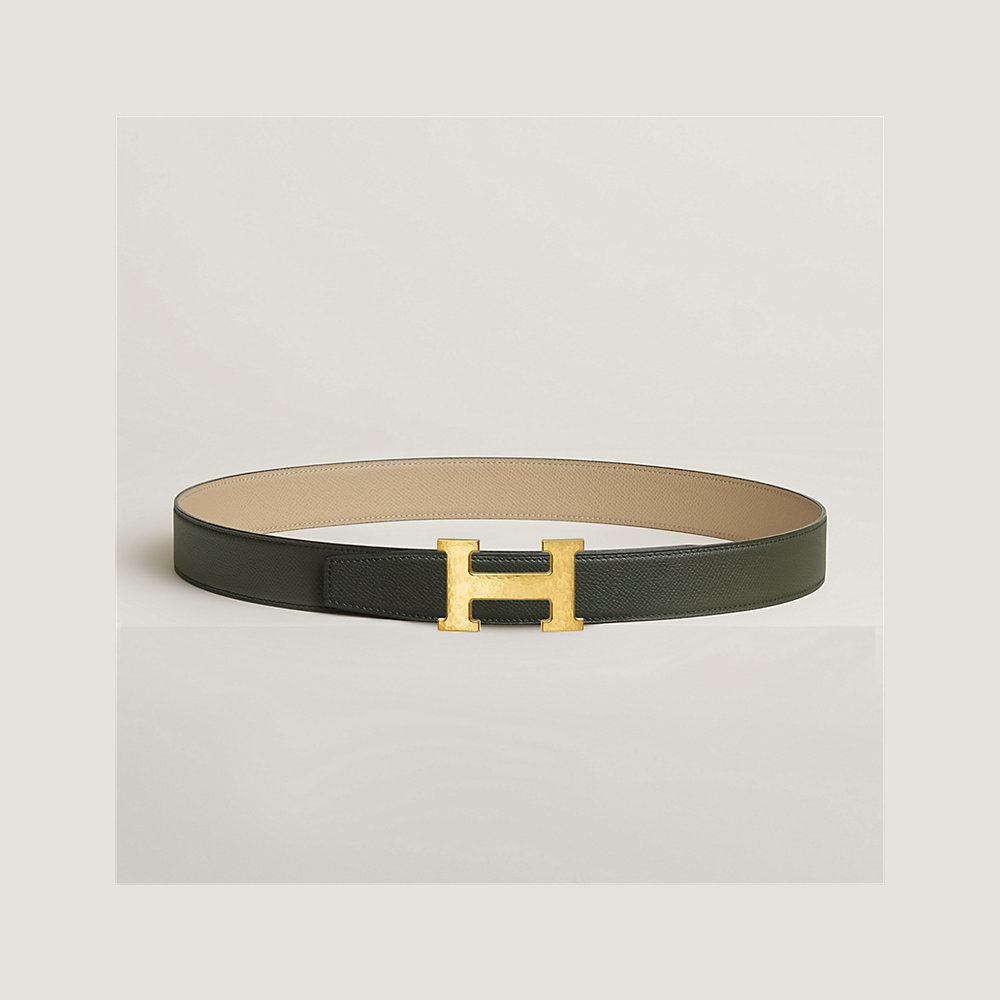 H Martelee belt buckle & Reversible leather strap 32 mm | Hermès Canada