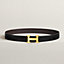 H Martelee belt buckle & Reversible leather strap 32 mm, view 1 of 2