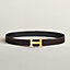 H Martelee belt buckle & Reversible leather strap 32 mm, view 2 of 2