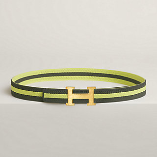 【未使用品】Hリバーシブルベルト HERMES H Martelee belt buckle & Team band 32 mm | Hermès USA