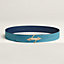 H Noue belt buckle & Reversible leather strap 38&nbsp;mm, View: , view 1 of 3